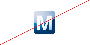 Huwag gamitin ang “M” bilang stand-alone na elemento