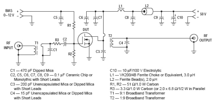 MACOM MRF Series Bipolar RF Transistors